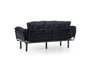 Atelier Del Sofa Nitta Triple - Sofá cama de 3 plazas Negro